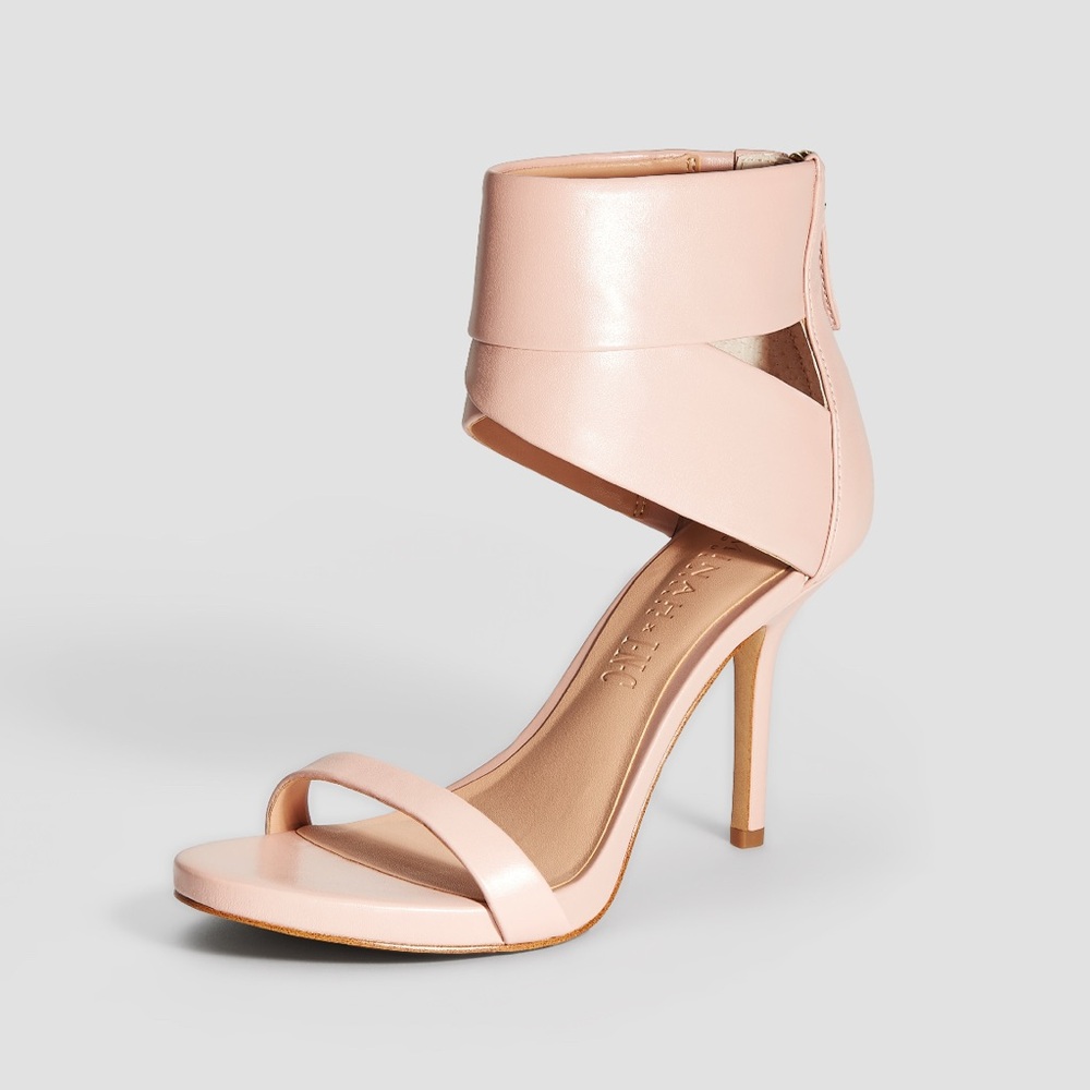 Elegant Pink High Heel Sandals